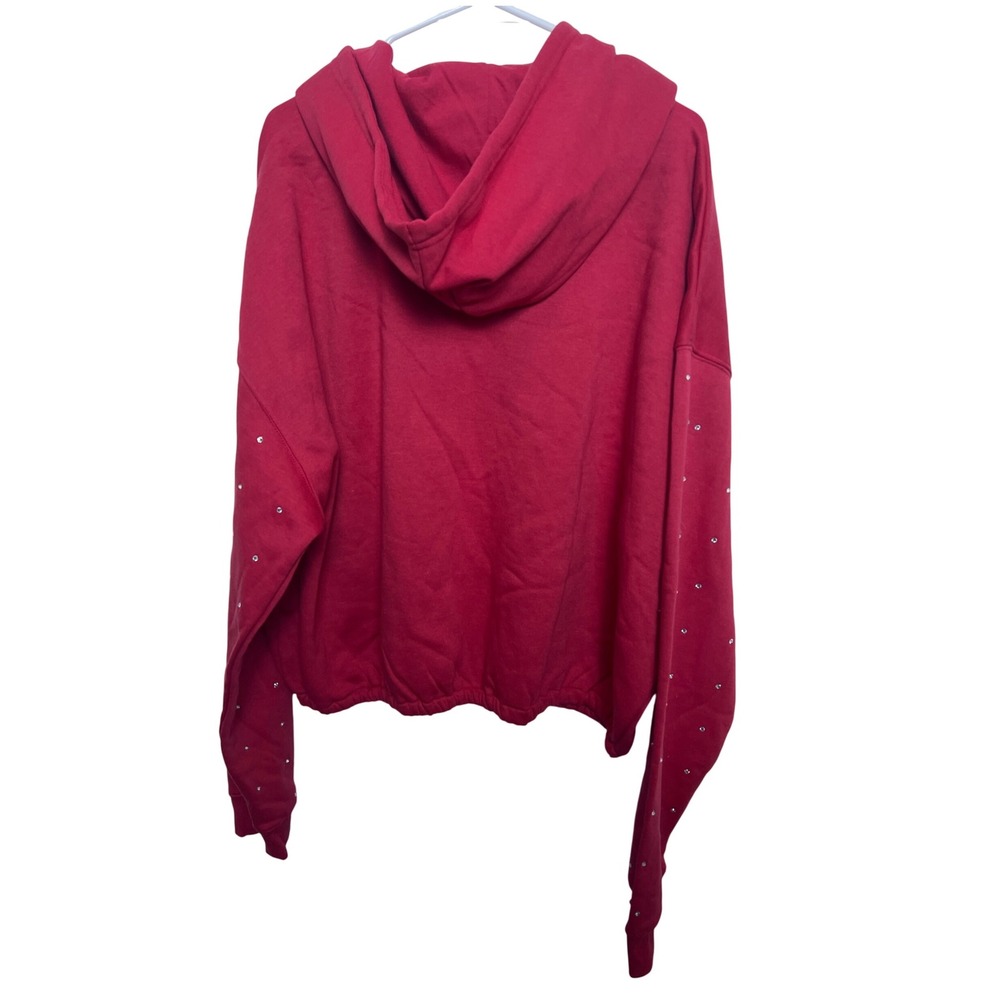 Gameday Couture Ohio State Buckeyes Red Rhinestone Cropped Hoodie XXXL Footall - Picture 9 of 10